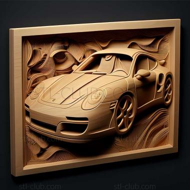 3D мадэль Porsche 997 (STL)